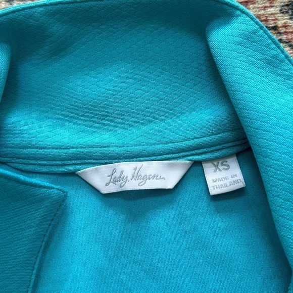 Lady Hagen Women’s Sleeveless Golf Polo Size XS V Neck Tank Top Shirt - Picture 2 of 7